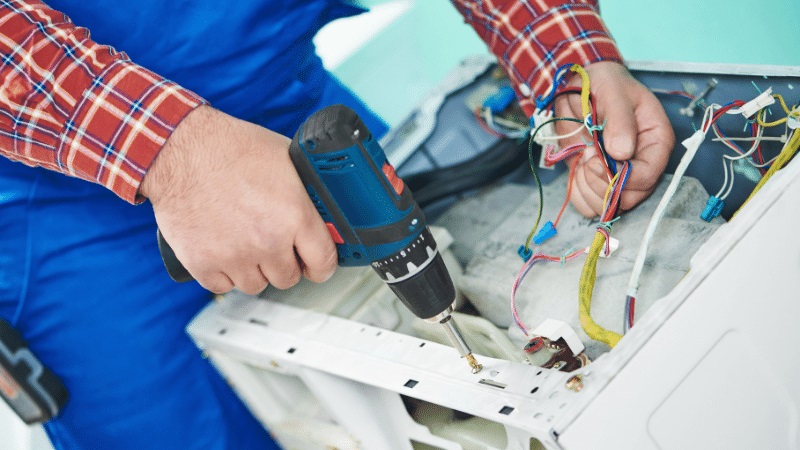 Sincan Siemens Siemens çamaşır makinesi kart tamiri – Su almama arızası orijinal parça ile giderildi. - Teknik servis örneği